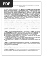 Instrumento Particular de Cessão de Direitos Possessórios