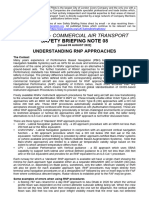 Air Pilots - Commercial Air Transport: Safety Briefing Note 08