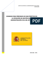 Consejos para Preparar Un Caso Prc3a1ctico en La Oposicic3b3n Gace