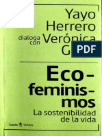 Ecofeminismos - La Sostenibilidad de La Vida - Libro Completo