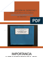 Importancia y Trascendencia Del Derecho