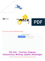 FRL Unit - Function, Diagram, Construction, Working, Symbol, Advantages