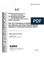 Part 15.2: Coexistence of Wireless Personal Area Networks With Other Wireless Devices Operating in Unlicensed Frequency Bands