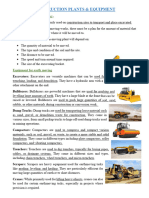 Module 6 Construction Plants & Equipment and Plants &equipment For Concrete Construction