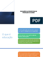 Educação Na Perspectiva Da Promoção Da Saúde