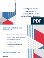 Contiguous Cluster Boundaries of Helminthiasis