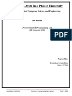 Lab Manual DS AND OOPS