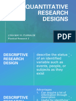 Quantitative Research Designs