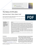 15 - The History of 0 9% Saline Clin Nutr 2008