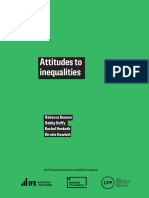 Attitudes To Inequality IFS Deaton Review