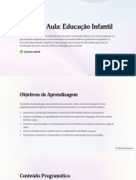 Plano de Aula Educacao Infantil