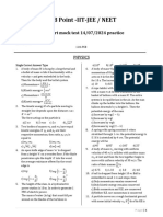 Neet Part Mock Test 11th 14-07