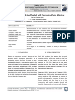 Utilization of E Waste For Flexible Pavement