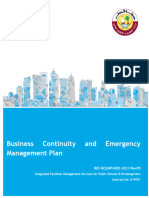 Business Continuity and Emergency Management Plan - Revised 05