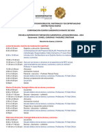 Horarios y Formadores-ESCALAR 2024