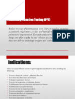 Pulmonary Function Testing PFT