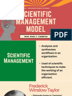 Scientific Management Model - Rose Anne Cuaderno