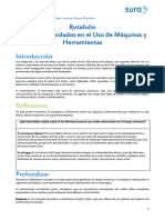 Rotafolio - Módulo 7 Cuidado en El Uso de Máquinas y Herramientas - 2024 ARL SURA