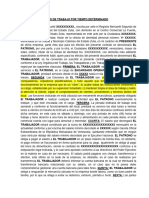 Contrato de Trabajo Trabajador Encargado Operativo en La Red