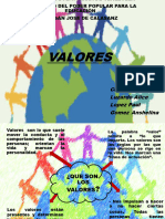 Orientacion y Convivencia - Que Son Los Valores - Grupo # 02