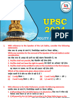 UPSC 2024 Polity and History