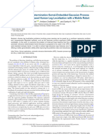 Automatic Relevance Determination Kernel-Embedded Gaussian Process Regression For Sonar Based Human Leg Localization With A Mobile Robot