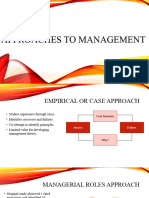 2.approaches To Management