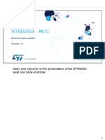 STM32G0 System Reset and Clock Control RCC