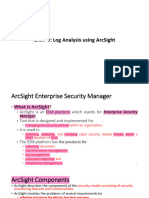 UNIT-V Log Analysis Using ArcSight