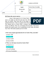 English Revision Final Grade 4 Answer Keys