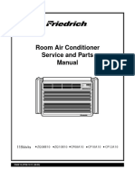 Room Air Conditioner Service and Parts Manual: ZQ08B10 ZQ10B10 CP08A 10 CP10A 10 CP12A 10