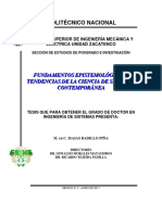 Fundamentos Epistemologicos y Tendencias de La Ciencia de Sistemas Contemporanea