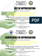 Certificates - Tree Planting