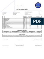 Report Card First Mid-Greta G2B