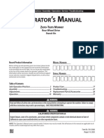 Perator S Anual: Zero-Turn Mower