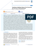 Novel Approach For Sandstone Acidizing Using in Situ-Generated Hydro Uoric Acid With The Aid of Thermochemicals