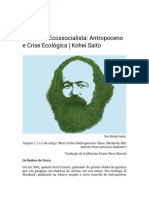 Texto 4 - Karl Marx Ecossocialista - Antropoceno e A Crise Ecológica