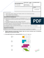 Prueba - Fracciones 4 Basico