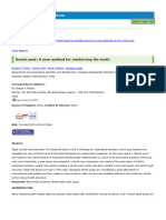 Dentin Post - A New Method For Reinforcing The Tooth