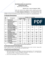 Calcutta High Court LDA Recruitment 2024 Notification