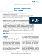 Control and Management of Railway System Connected To Microgrid Stations