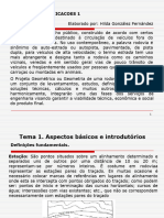 Tema 1 - Aspectos Basicos e Introdutório de Vias 1