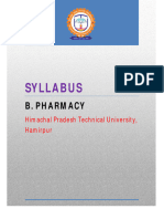 BPharm Syllabus-HPTU