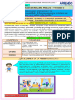 EXPERIENCIA DE APRENDIZAJE 02 - ACTIVIDAD 03- 3ERO Y 4TO - EPT -2022