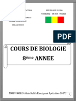 Biologie 8ème Année 