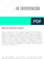 Modelos de Intervención