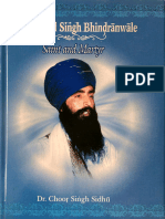 Sant Jarnail Singh Bhindranwale - Saint and Martyr - Dr. Choor Singh Sidhu