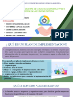 Implementacion y Mejoras Del Proceso Administrativo