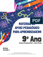 MAPA - EF2 - 9ano - Artes - PF Primeiro Bimestre