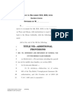 Title Vii-Additional Provisions: M R H.R. 3630, I O Ml. LLLLLL